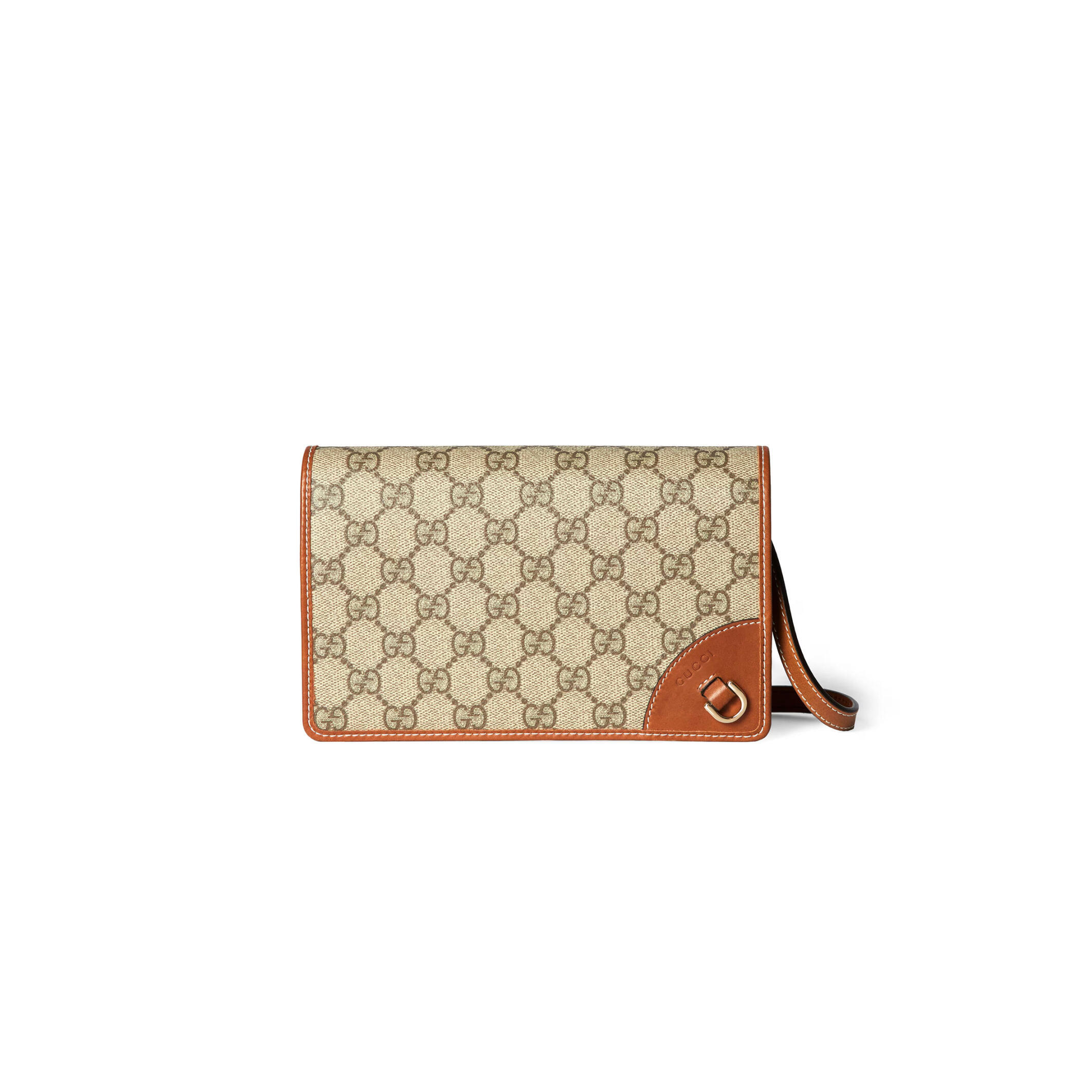 GUCCI GG EMBLEM SUPER MINI SHOULDER BAG 820688 (20*12.5*5cm)